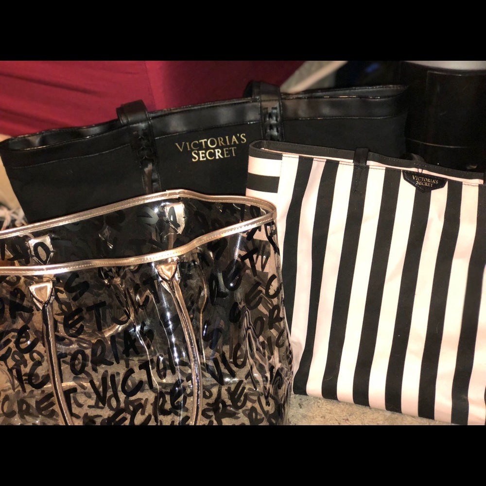 3 Victoria secret tote bags